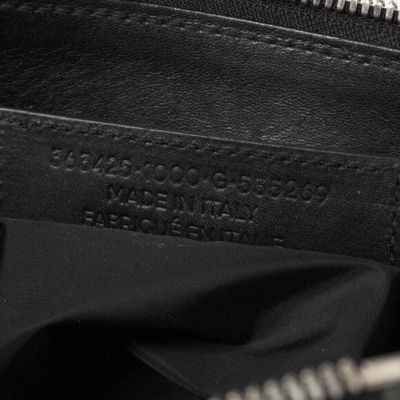 Balenciaga Cabas S Black Wadded Nylon & Calfskin Tote Bag - Picture 12 of 12